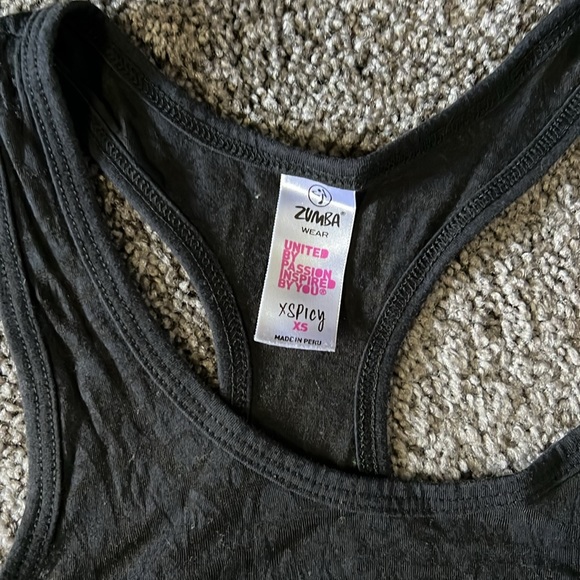Zumba Tops, Black & Grey size XS - Picture 4 of 6
